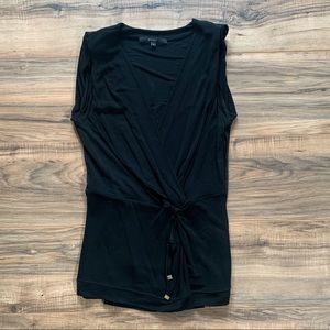 GUCCI. Black top. Side zipper. Large